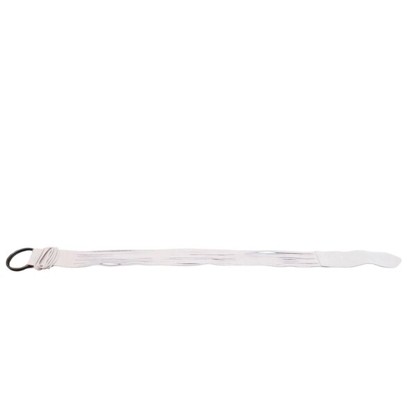 Sisley Suede Fringe Wrap Belt Women’s Adjustable Tan Leather O-Ring Boho Belt 39 - Picture 7 of 11